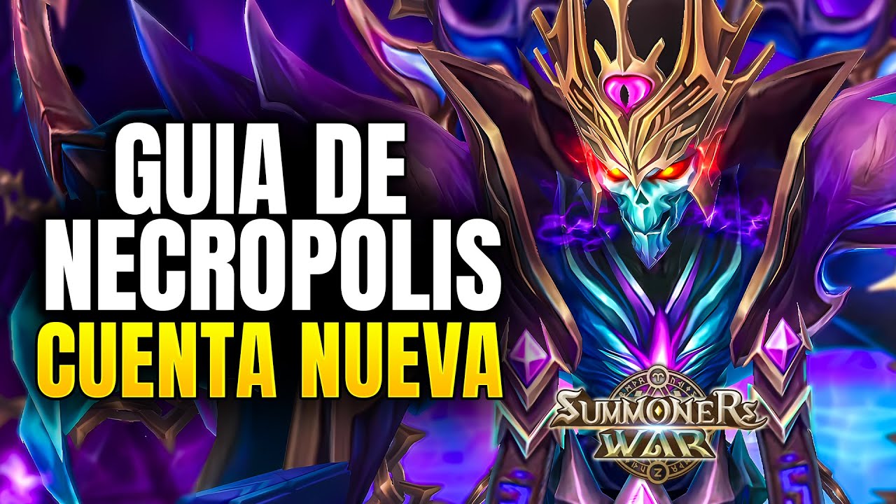 NECROPOLIS ABISAL HARD EN SUMMONERS WAR F2P | CUENTA NUEVA