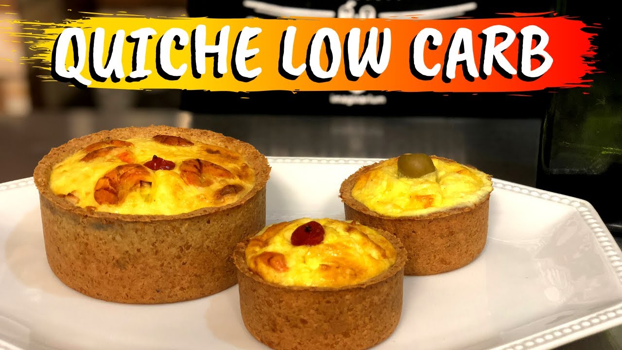 Quiche Low Carb | Camarão e Frango