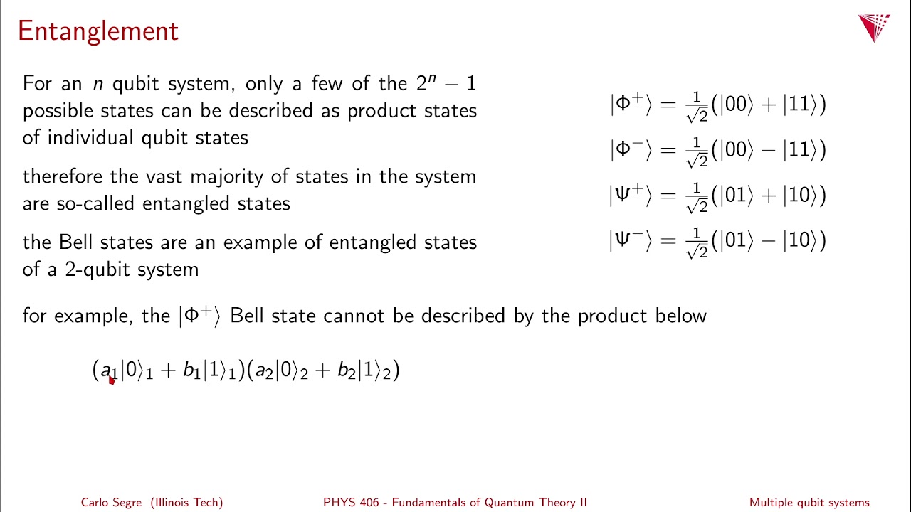 12.02 Multiple qubit systems