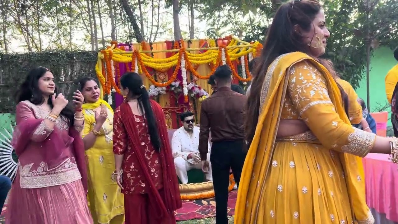  #haldiceremony ￼#minivlog ❤️#celebration 