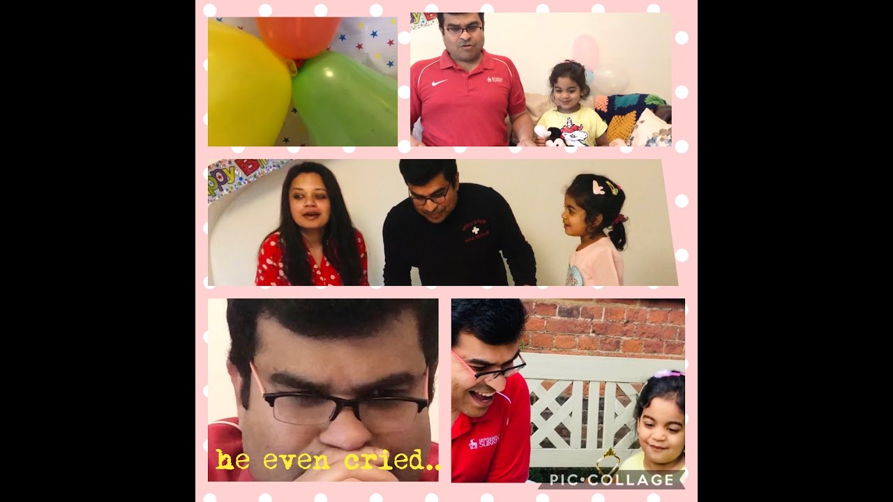 Birthday surprise for husband in lockdown watch till end