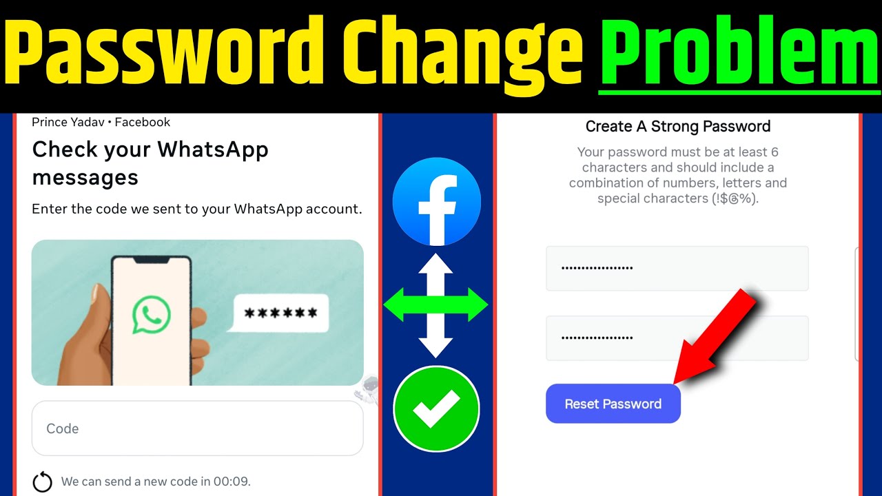 Facebook forgotten password problem 2026 | Check your WhatsApp messages problem