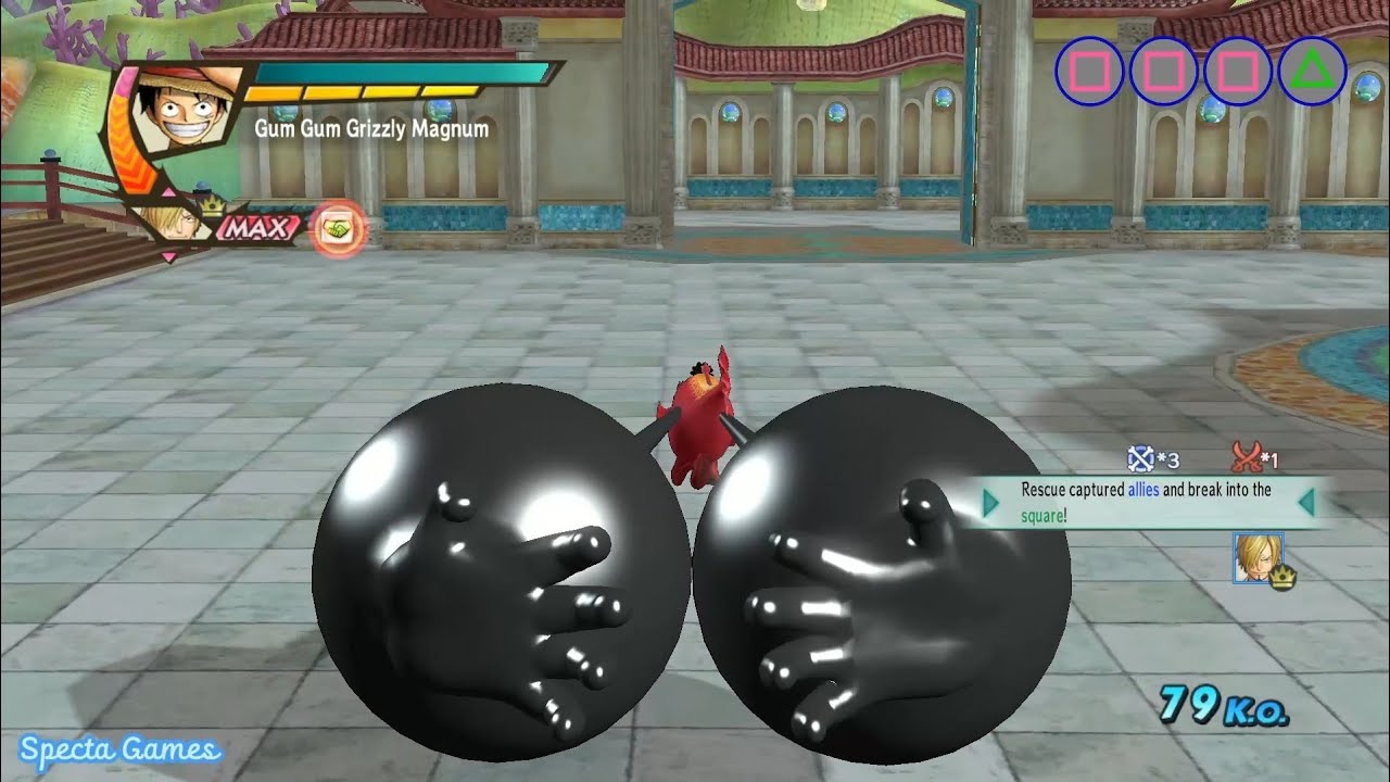 Luffy All Skill & Ultimate Attack | Onepiece Pirate Warrior 3