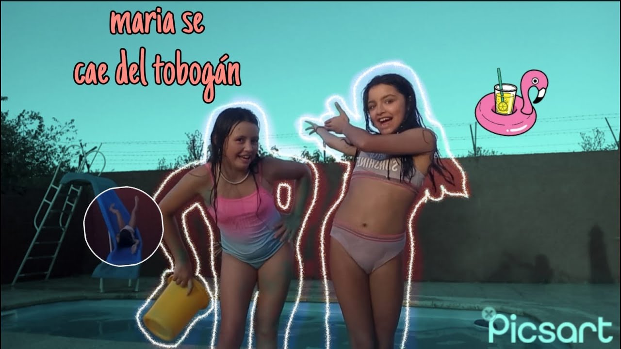 🦩en la piscina 💧 