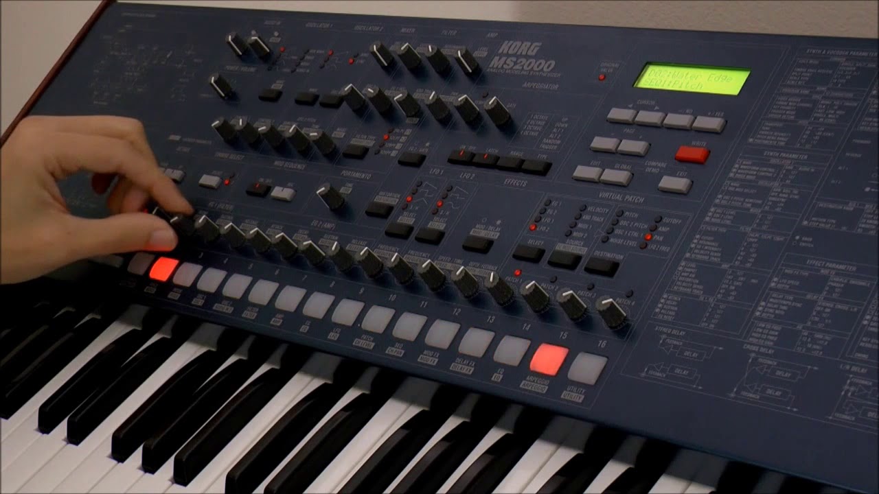 Original Full Length Korg MS2000 Mod Sequencer Demonstration