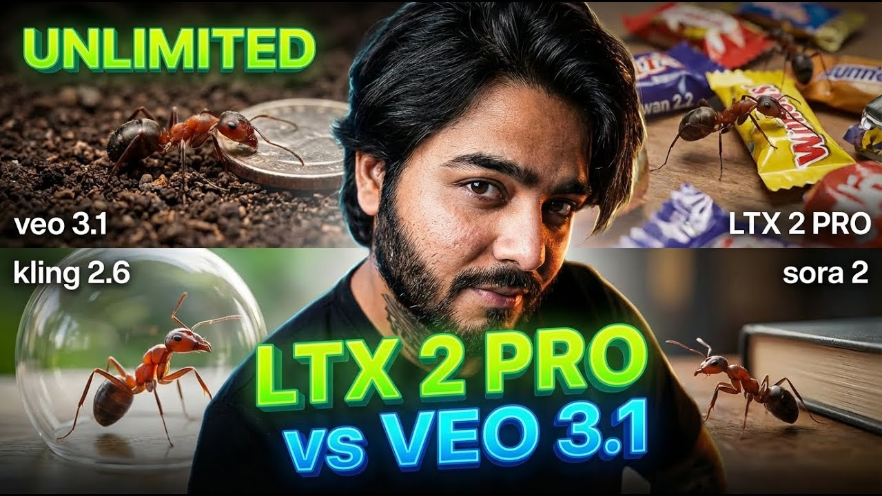 LTX 2 PRO FREE and UNLIMITED 🤯 | Best Open Source Video Generator? (Kling vs Sora vs Veo Test)