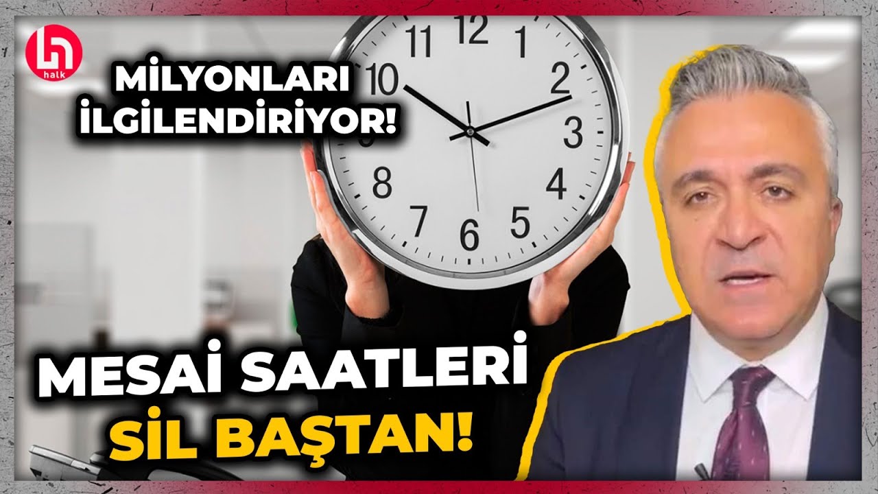 Milyonları ilgilendiriyor! Kamu ve özel sektör mesai saatleri değişecek mi? Özgür Erdursun açıkladı!