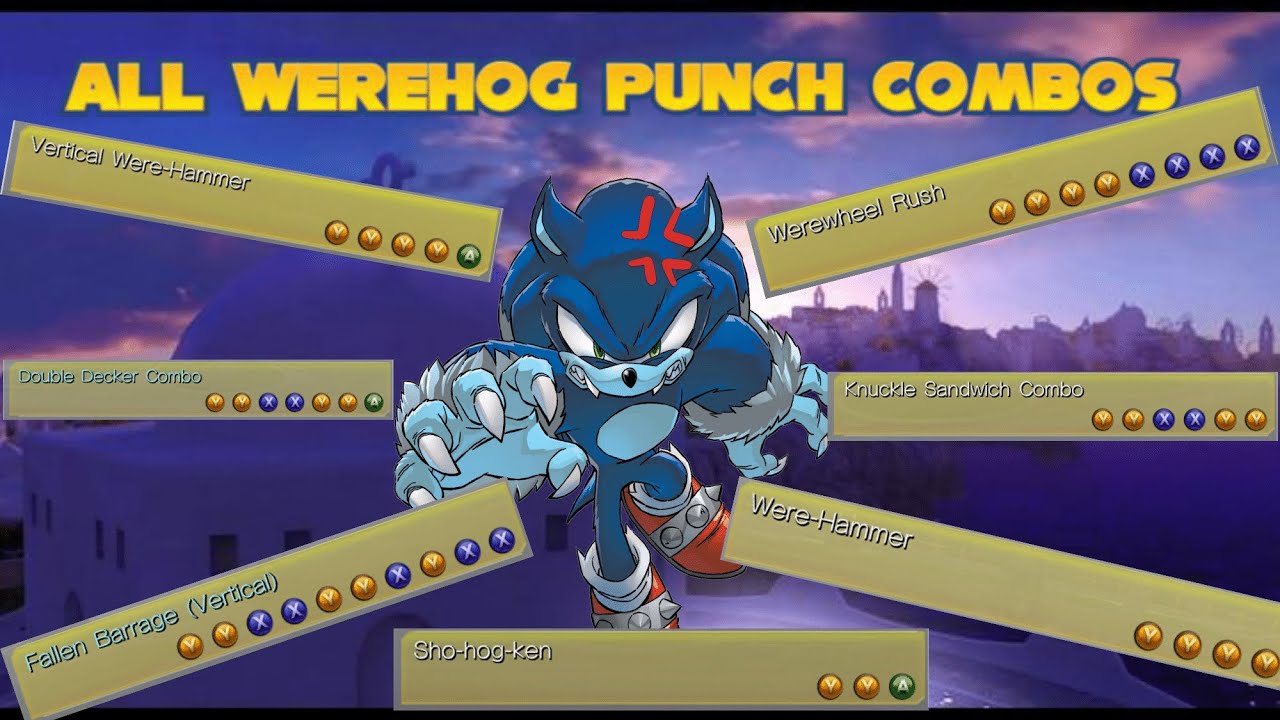 How To Master The Werehog Beginner Guide #1 - All Punch Combos
