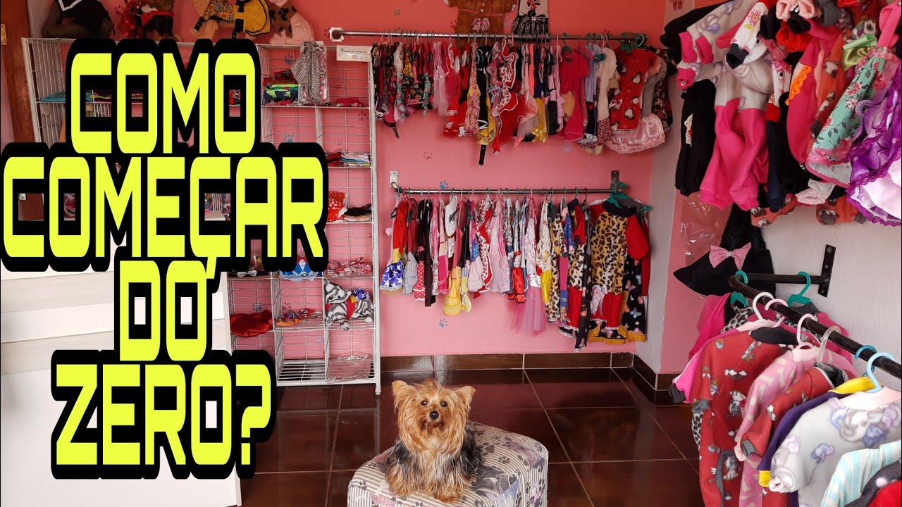 COMO MONTAR UM ATELIÊ PET/ COM POUCOS RECURSOS.