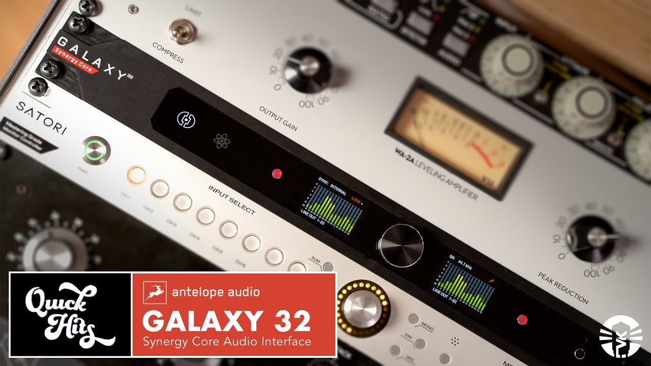 Quick Hits: Antelope Audio Galaxy 32 Synergy Core Audio Interface