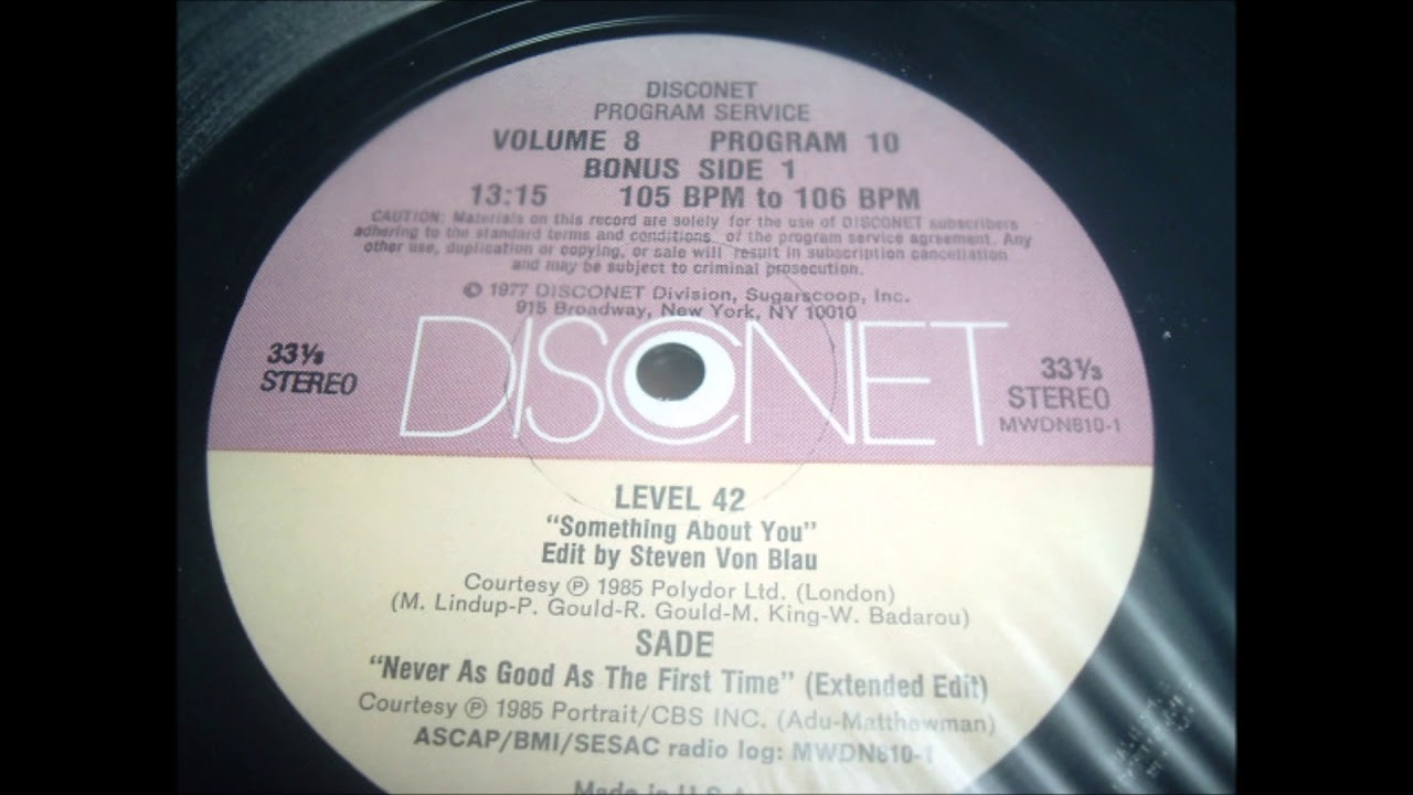 Level 42 - Something About You 12
