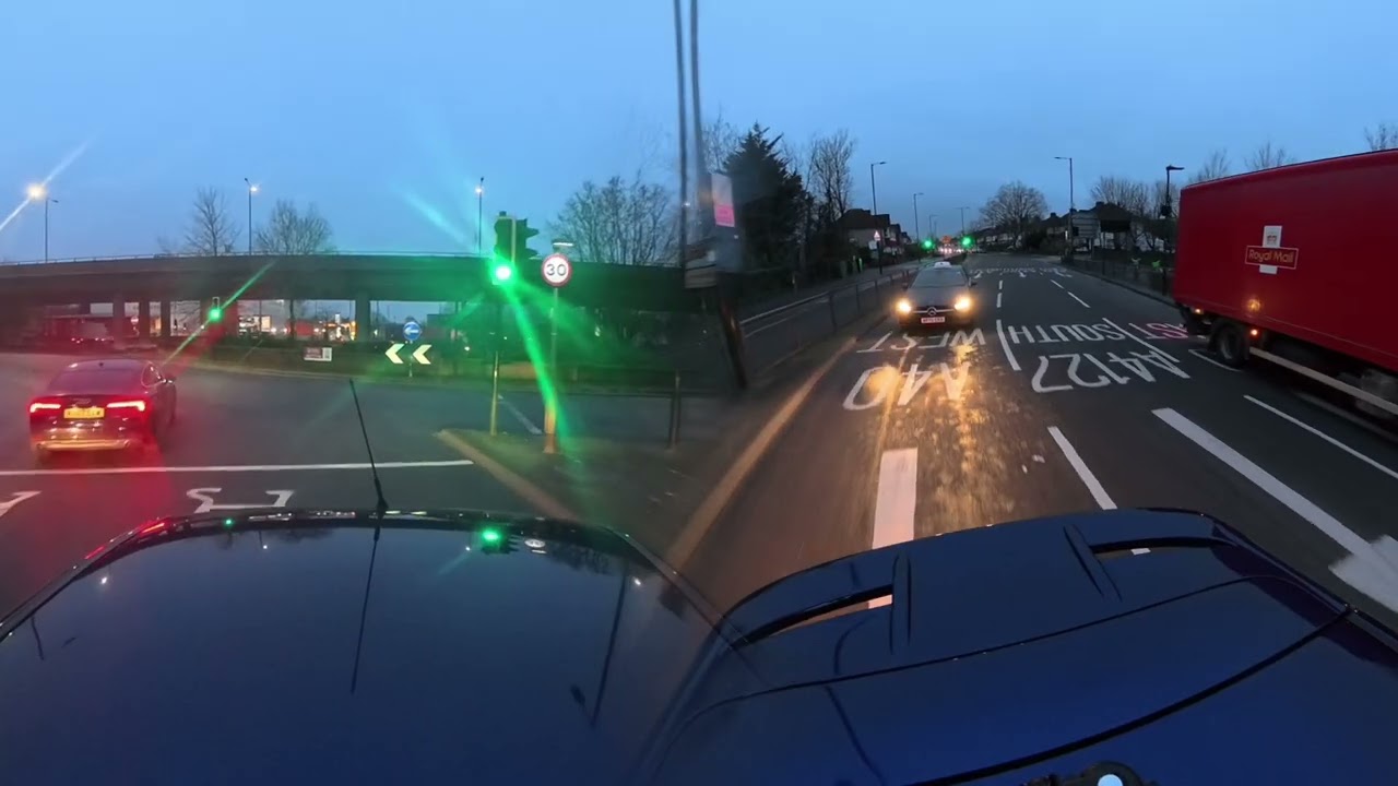 Greenford test route 7am