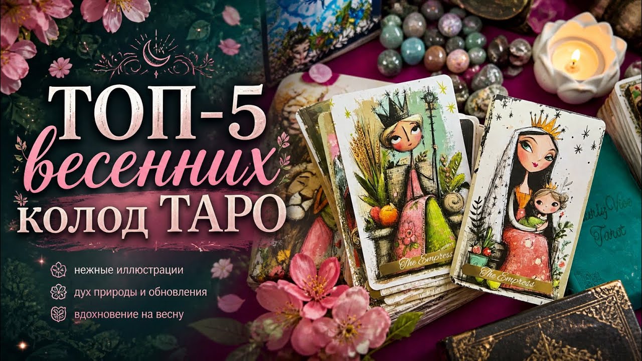 🌷Топ-5 колод таро за Март 🔝