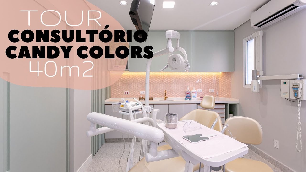 TOUR| AQUELE DO CONSULTÓRIO CANDY COLORS DE 40M2!