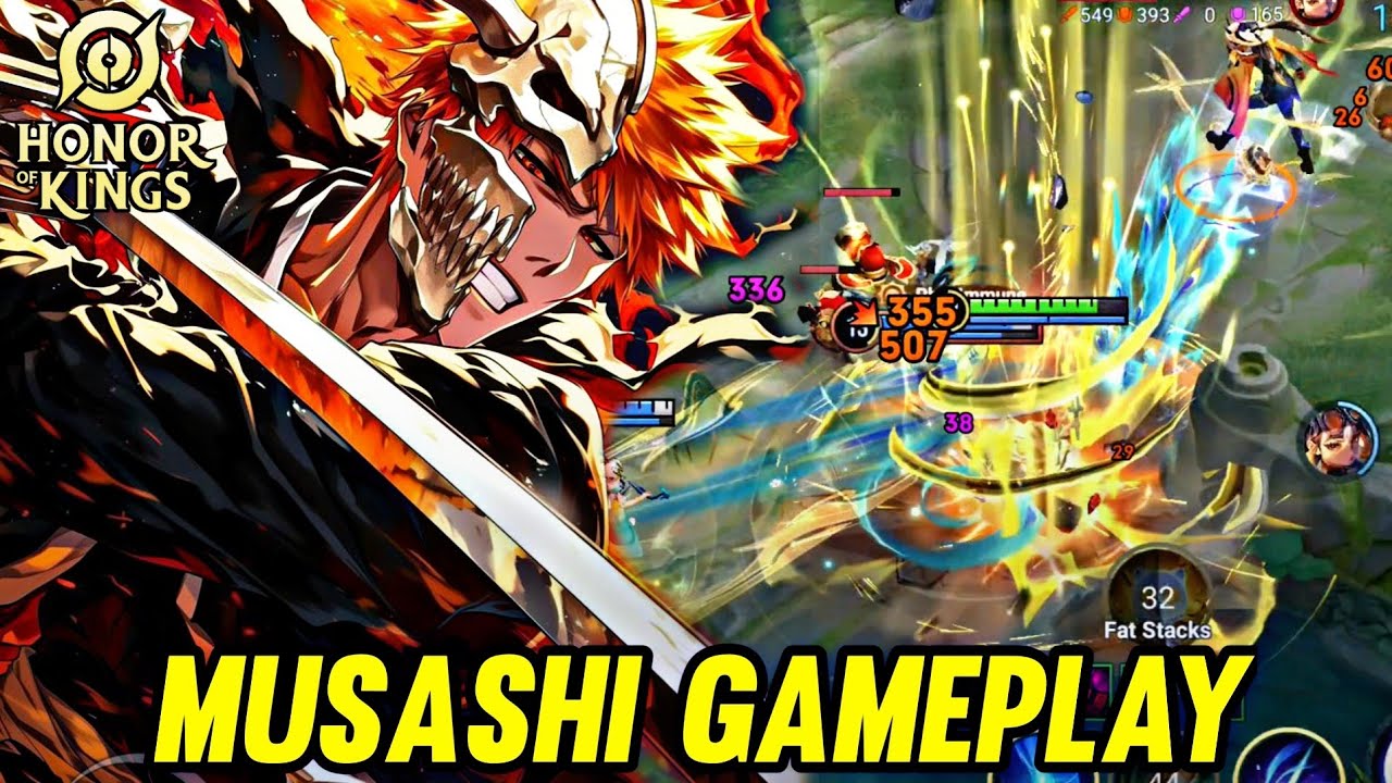 HOK : MUSASHI GAMEPLAY | BUILD TANK - HONOR OF KINGS