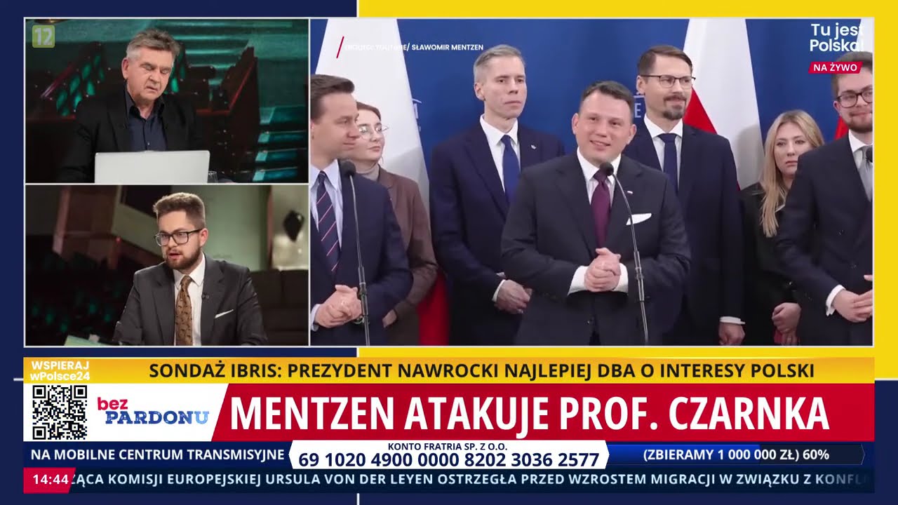 Mentzen atakuje prof. Czarnka | Bez Pardonu