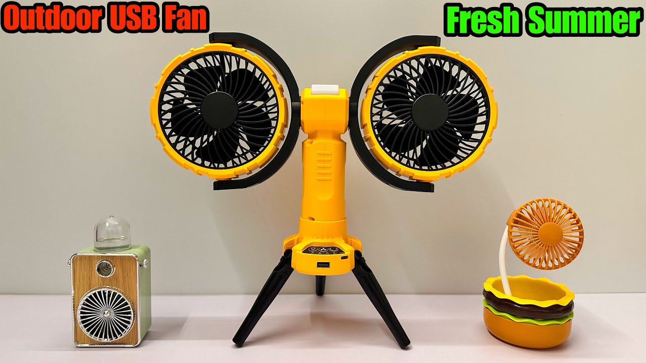 Mini USB Fan Outdoor - Air Conditioner Water Spray Fashion Fan | Unboxing And Review | Fresh Summer