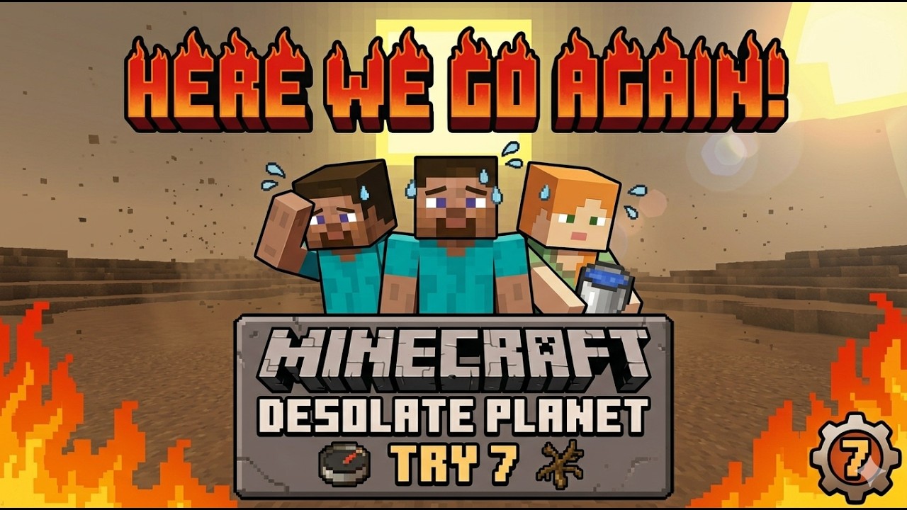 И снова в бой! : Minecraft Desolate Planet, попытка 7