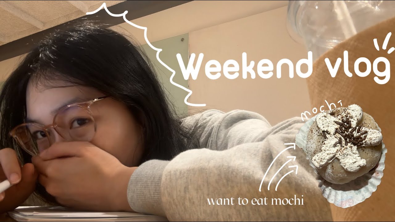 spend a weekend with me | study and movie vlog 📚🧺