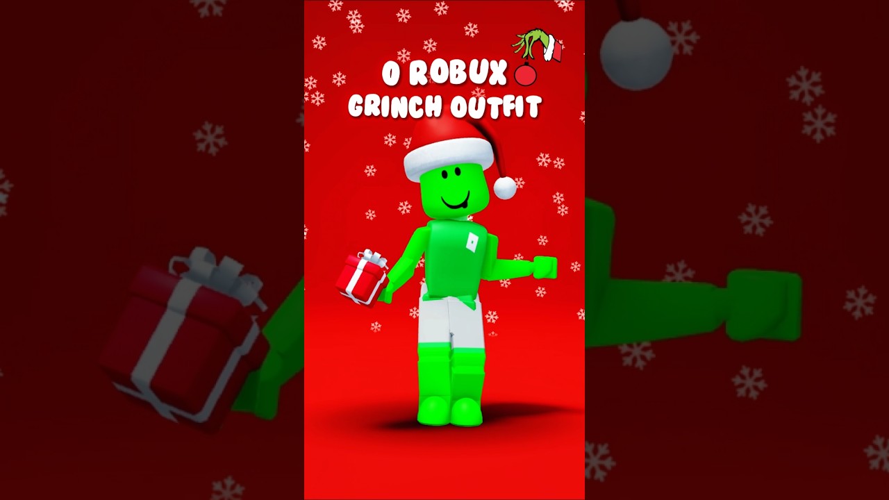 0 ROBUX CHRISTMAS OUTFIT💚 #roblox #lanah #lanahyt