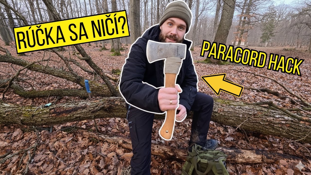 Paracord hack na sekeru – ochráň drevenú rúčku