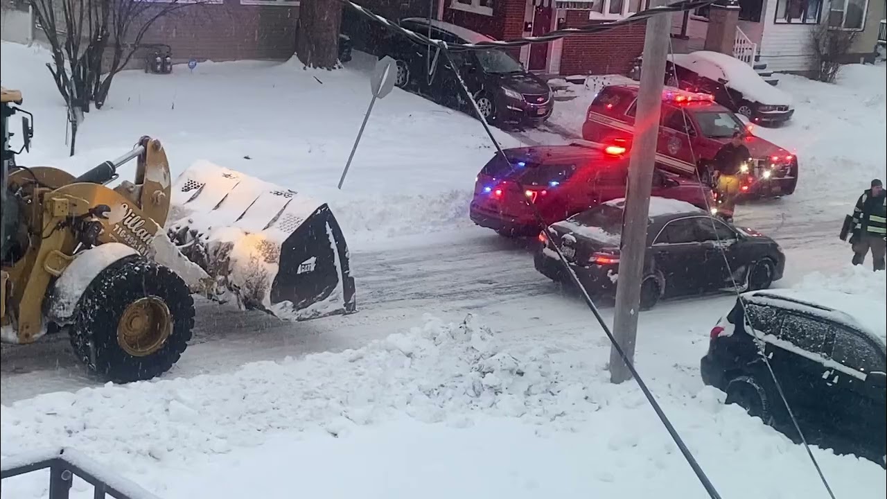 House fire during blizzard in Buffalo