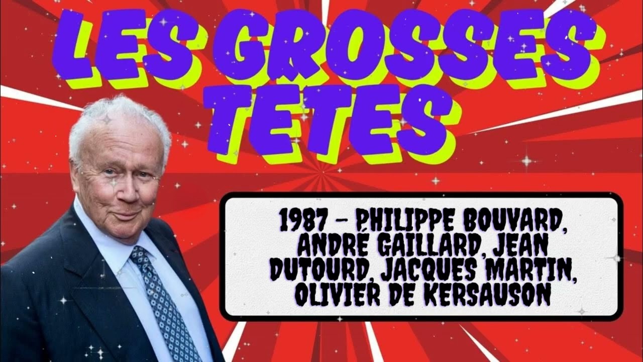 1987 - Philippe Bouvard, André Gaillard, Jean Dutourd, Jacques Martin, Olivier De Kersauson