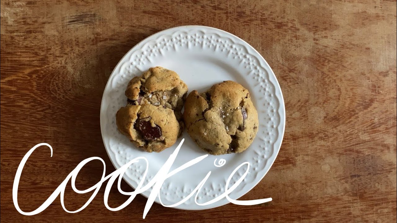 O Tradicional Cookie de Chocolate: finalizado com flor de sal