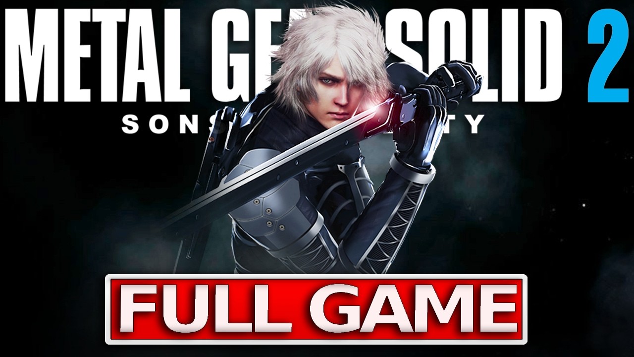 METAL GEARS SOLID 2 HD Full Gameplay Walkthrough / No Commentary【FULL GAME】4K Ultra HD