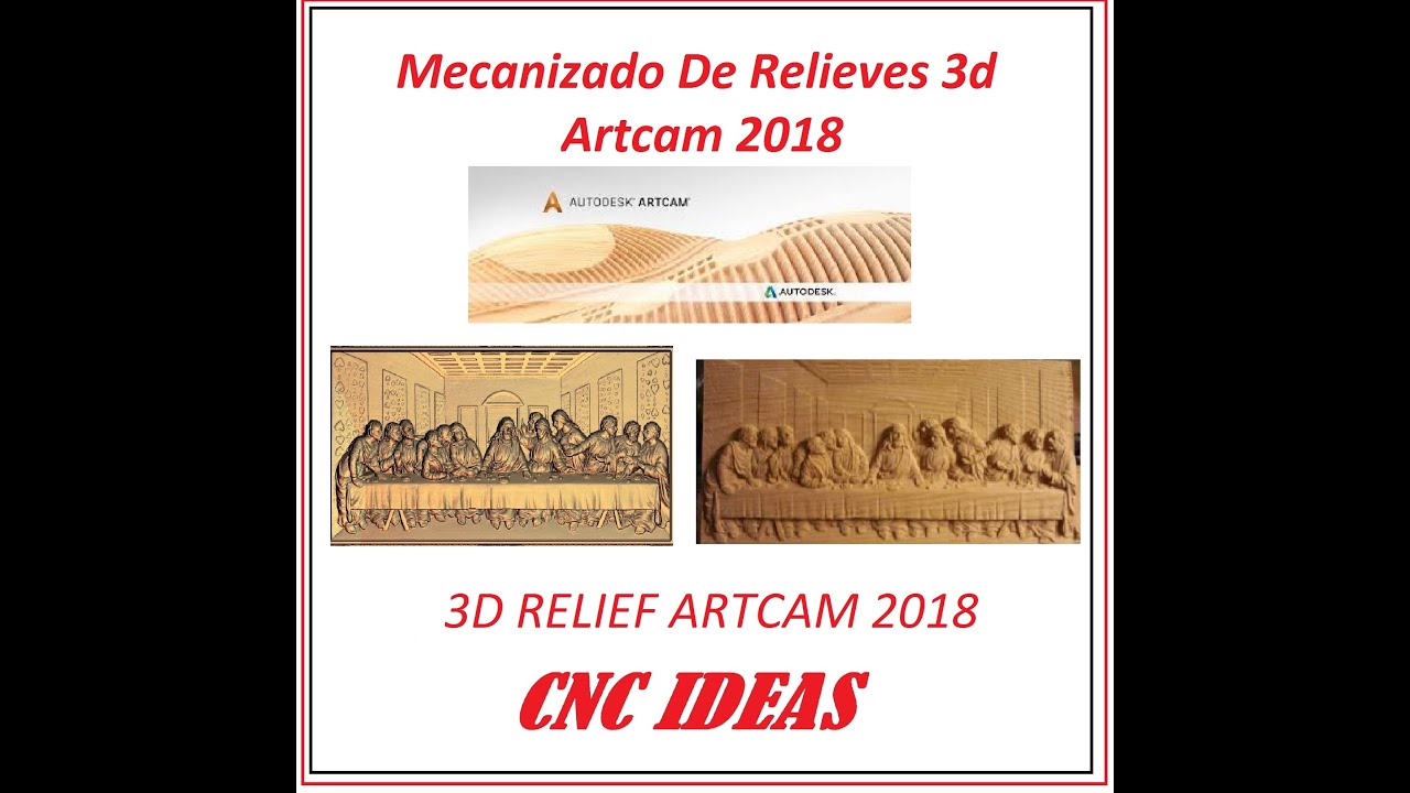 Mecanizado De Relieves 3D Con Artcam 2018( CNC Router)