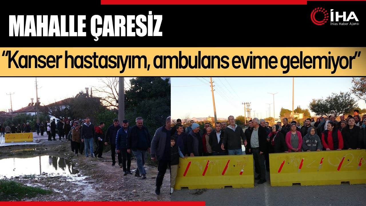 10 aydır kapalı olan yol sebebiyle sokağa döküldüler