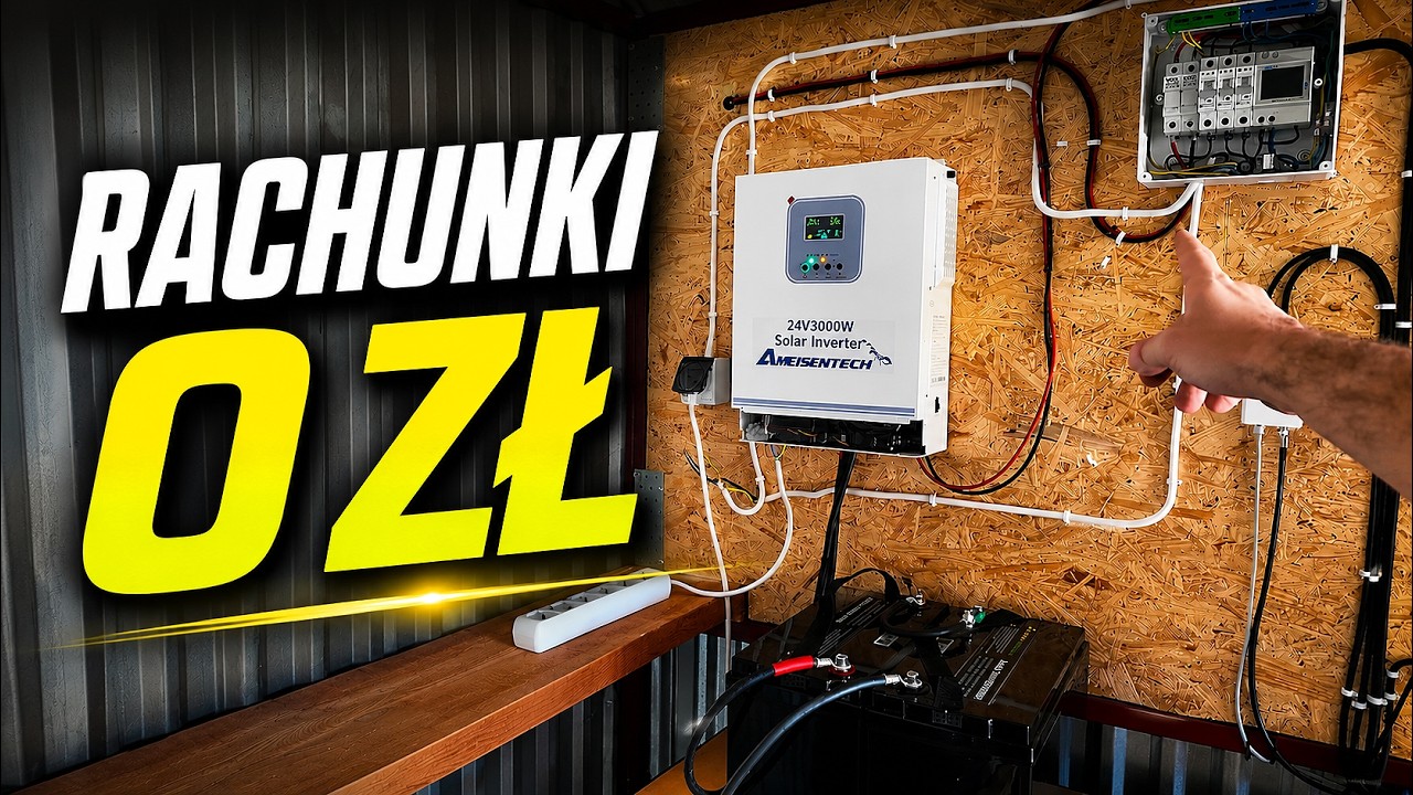 Zbuduj swoją fotowoltaikę Off Grid - prosto i tanio! Ameisentech 3kW
