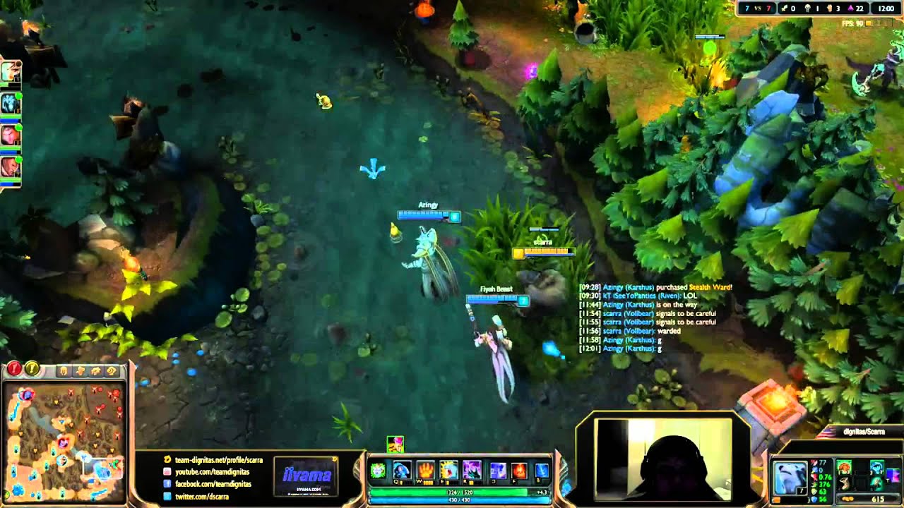 Scarra playing volibear support Patch 4.10