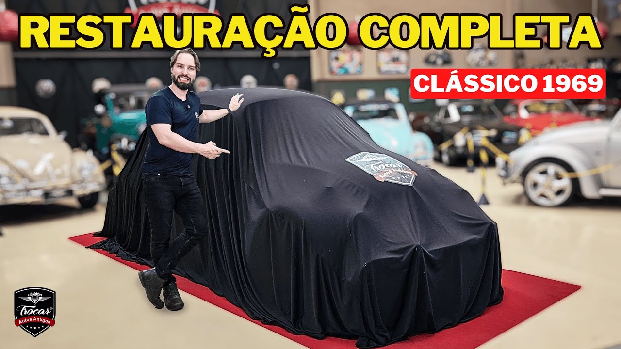 A CHUVA NÃO PAROU A TROCAR! 🌧️ Fusca 1969 Verde Folha 🌿 Renasce com Acabamento Impecável!