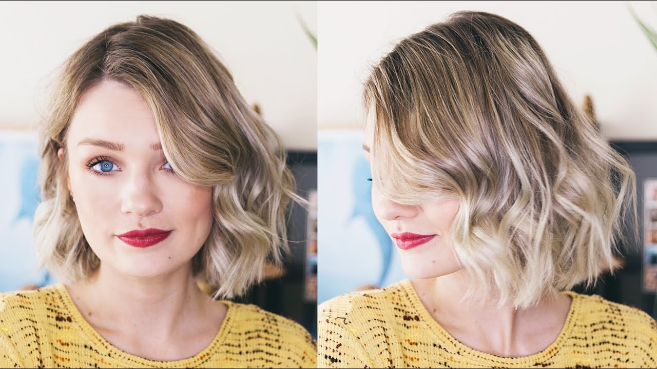 HOW I CURL MY SHORT HAIR! | Laura Bradshaw