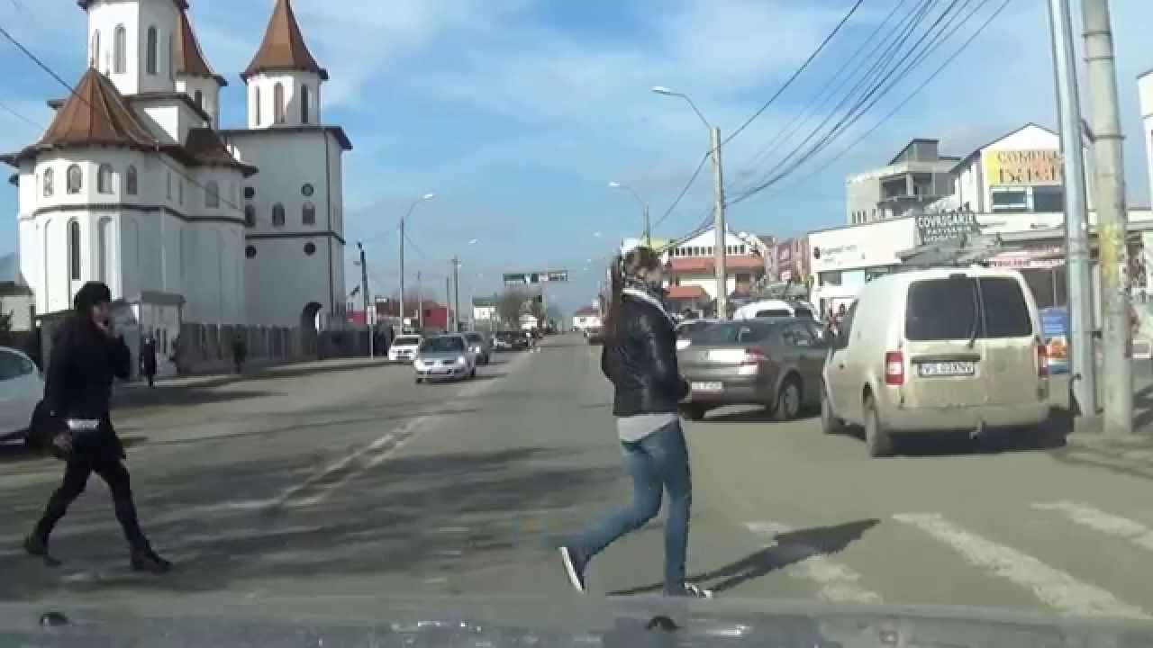 Vaslui - O frumoasa zi de februarie;  de la gara pana la Piata Centrala...