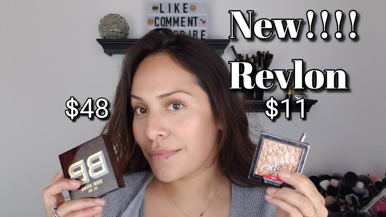 Revlon Skin Lights Prismatic Highlighter Twilight Gleam | Bobbi Brown Bronze Glow DUPE