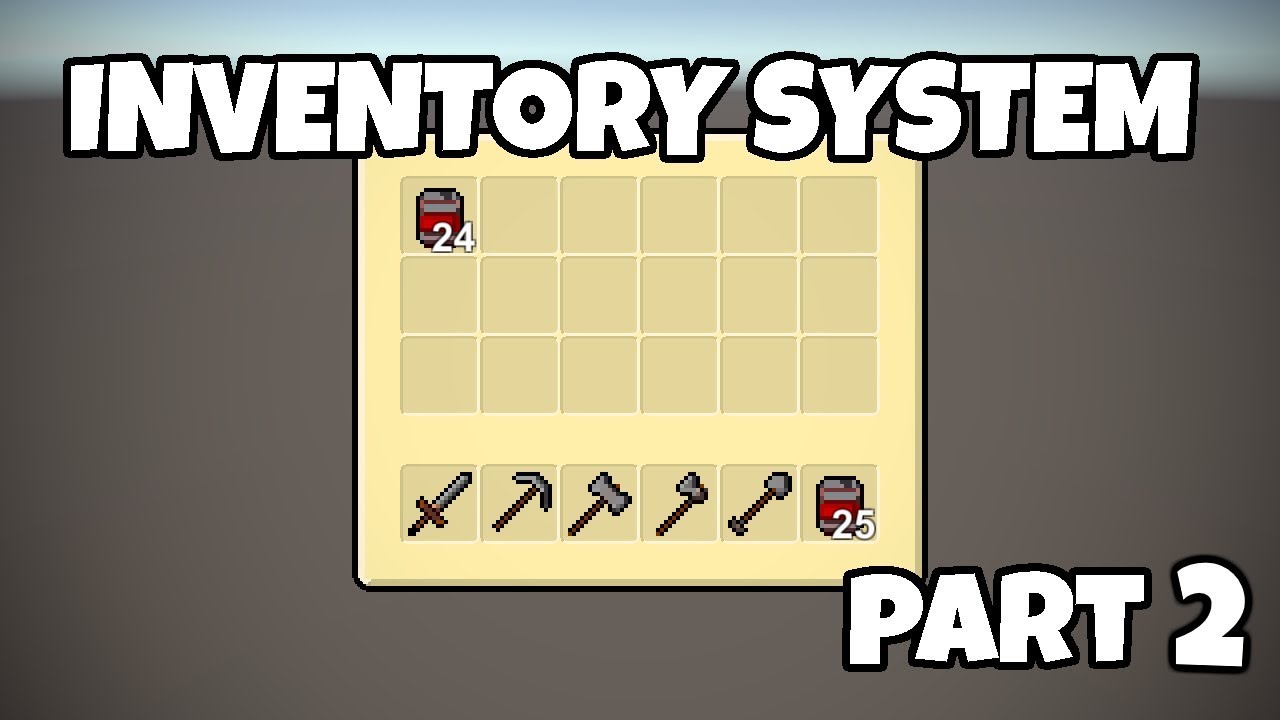 Creating an Inventory System in Unity Part 2 - Slots