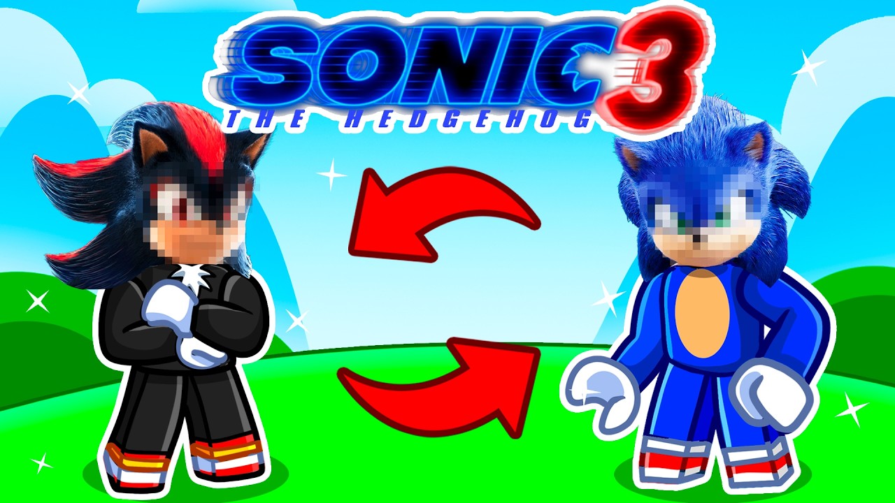 SONIC MOVIE 3 Roblox Body Swap!