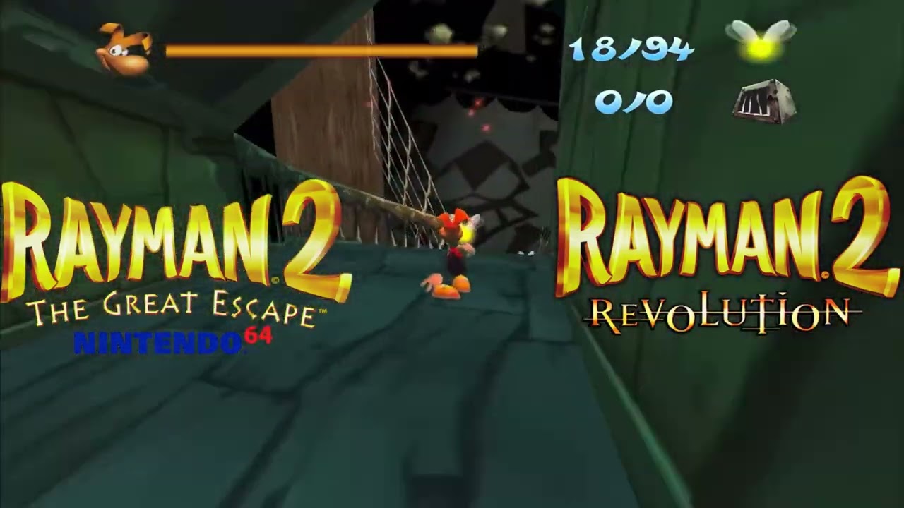 Rayman 2 The Great Escape The Prison Ship Mashup