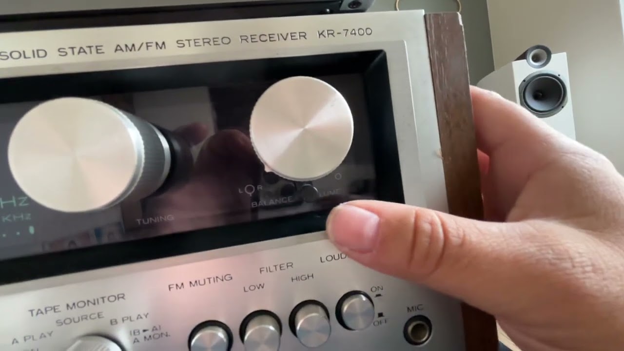 Amplituner Kenwood KR-7400 Test
