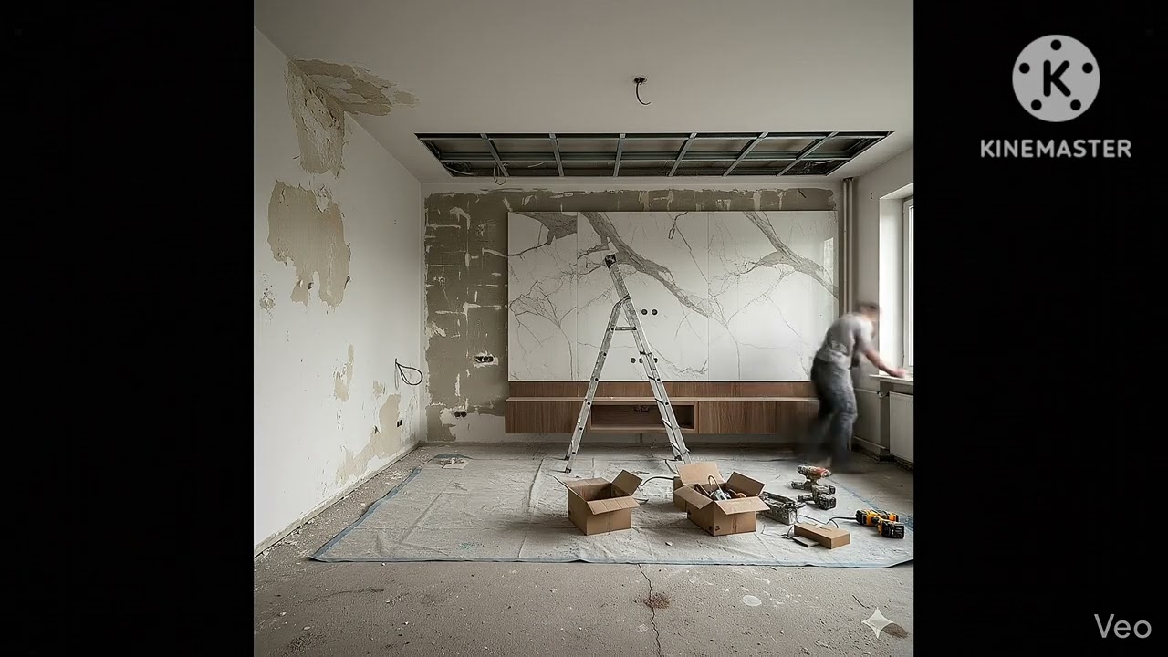 1. Modern Marble Living Room