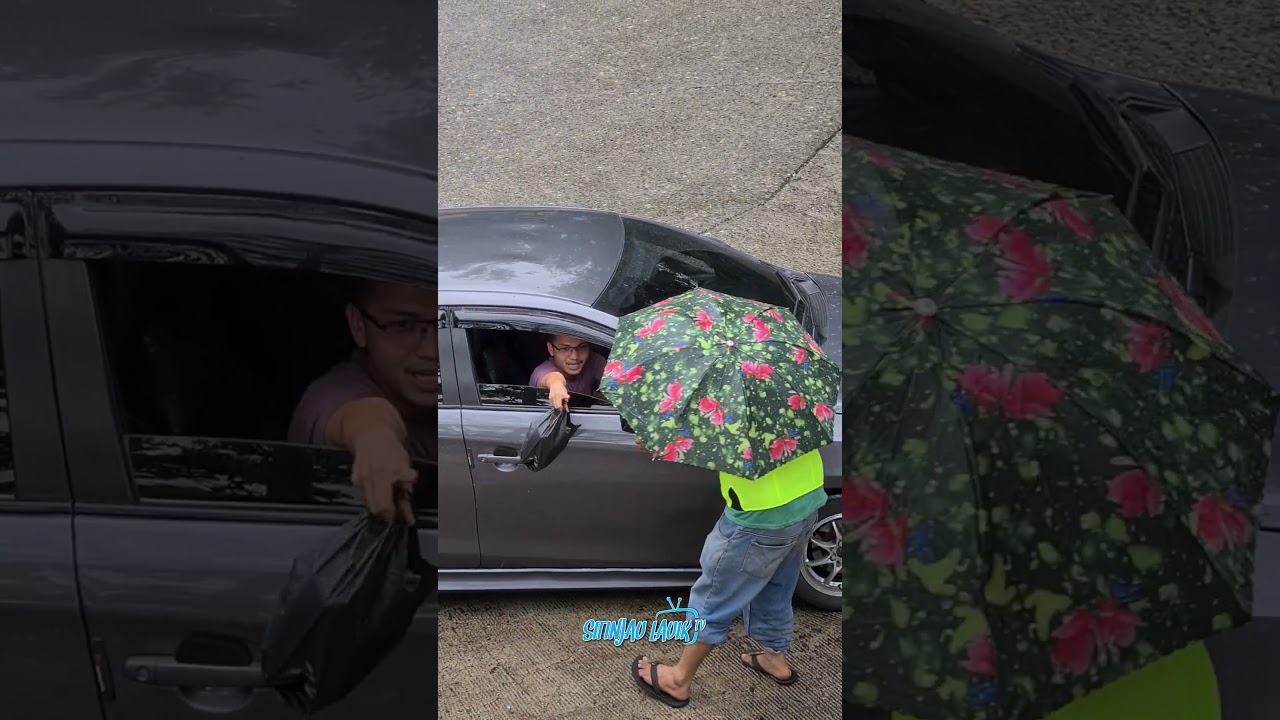 Mobil Vios Berbagi Rejeki Makanan di Sitinjau Lauik