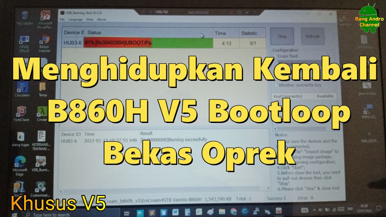 Menghidupkan Kembali B860H V5 Bootloop Bekas Oprek