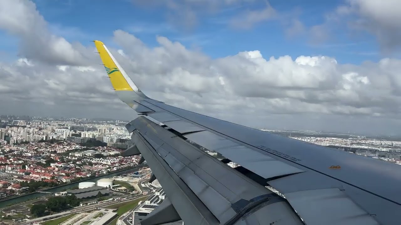 [4K] Manila to Singapore Flight ✈️ 