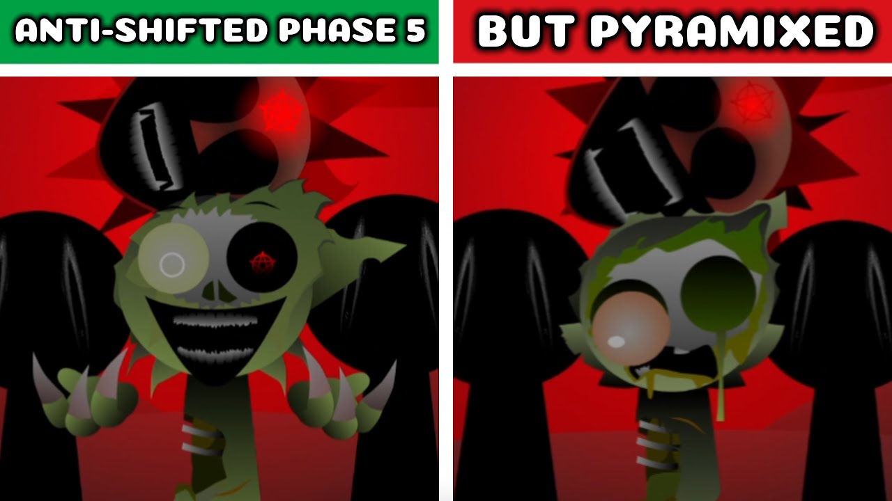 Incredibox Sprunki Anti-Shifted Phase 5 — Original vs Pyramixed: Which One Better?