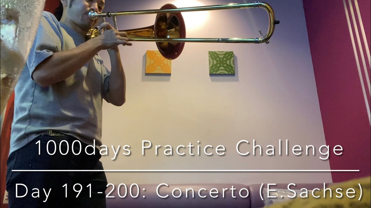 Day 191-200: Concerto in F Major (E.Sachse) from 1000days Practice Challenge