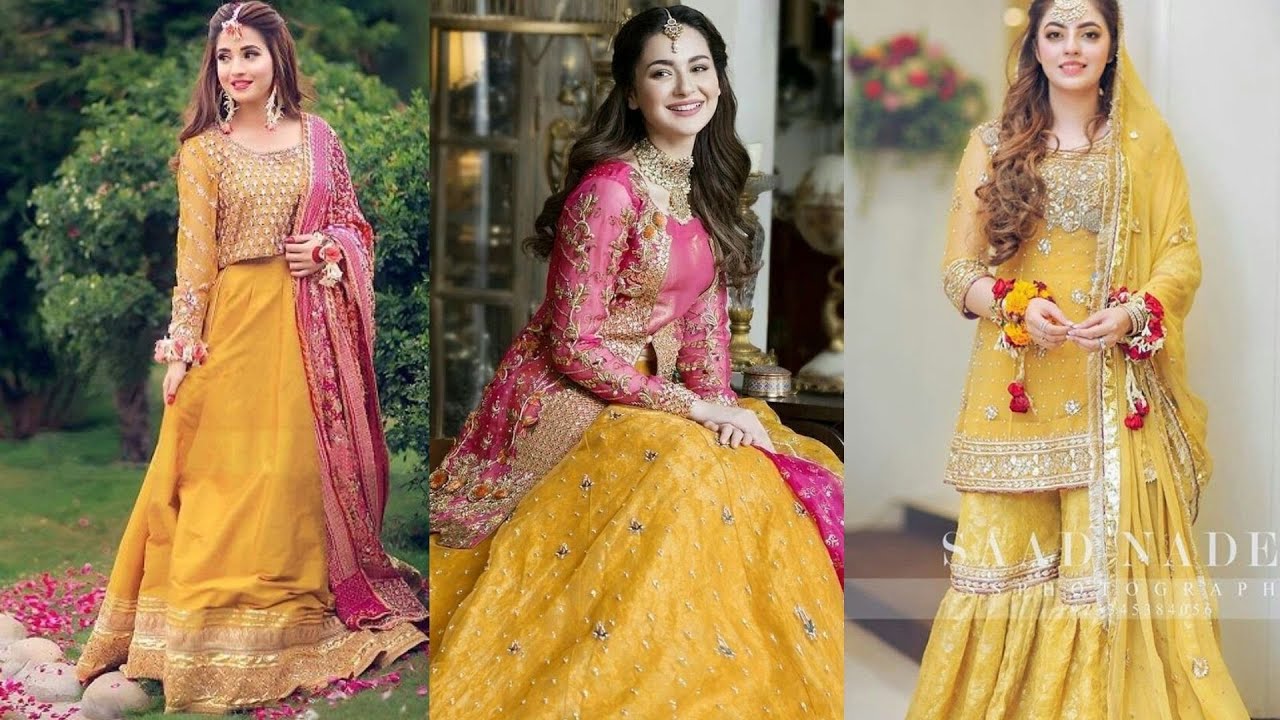 Beautiful Mayo & Mehndi Outfit Ideas | Trendy Wedding Dress Collection 2025