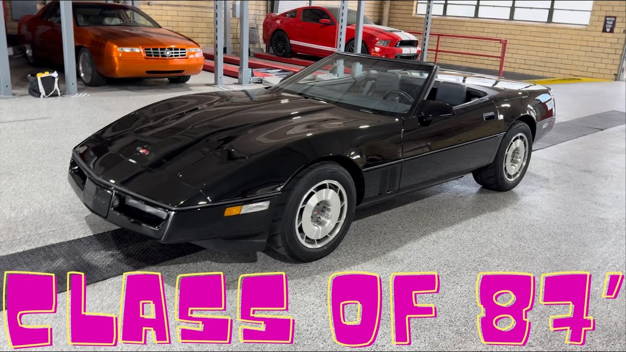 1987 Chevrolet Corvette Convertible.  Triple black 2 owner 20k mile survivor!  I love the C4!