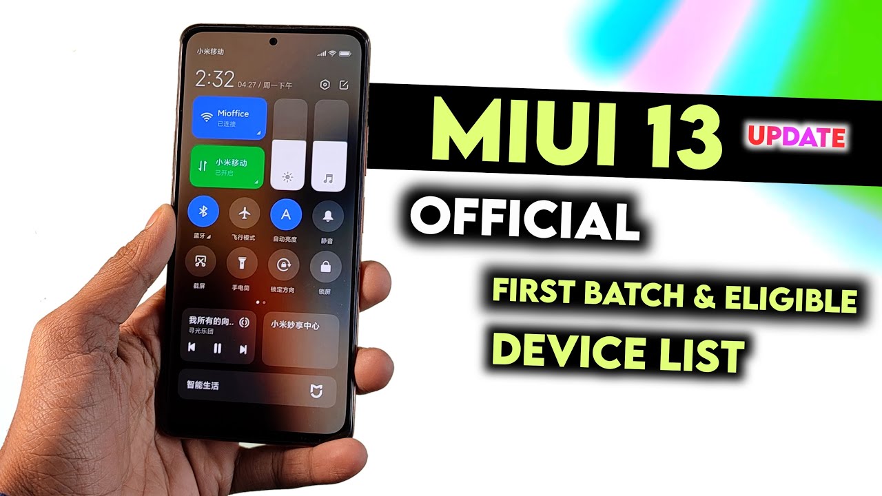 Official MIUI 13 Update First Batch Devices List & (Eligible Devices) | MIUI 13